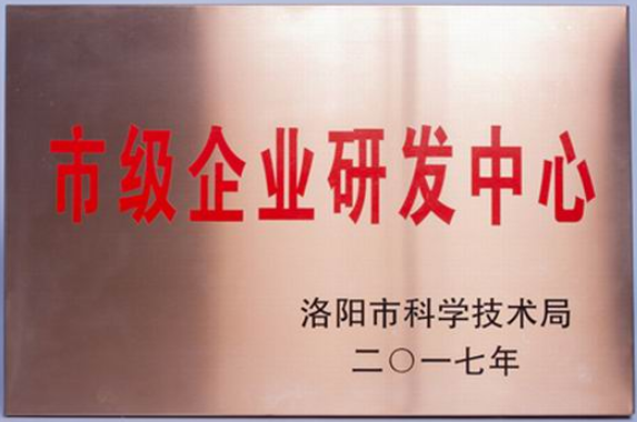 市級(jí)企業(yè)研發(fā)中心